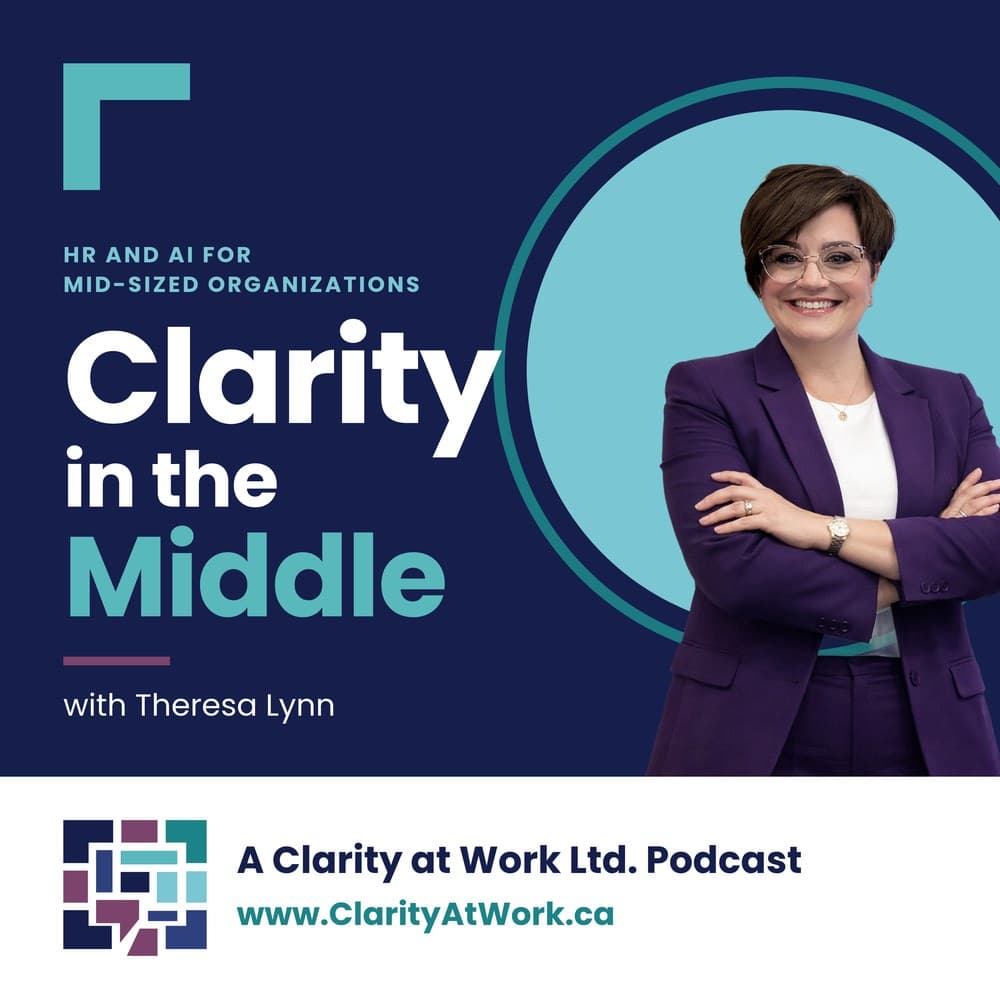 Clarity in the Middle podcast cover, with Theresa Lynn